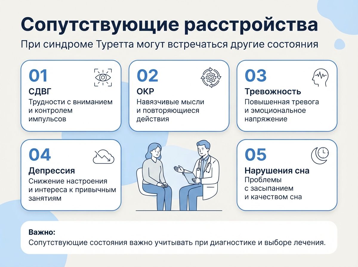 Лечение синдрома Туретта в Рубежном инфографика